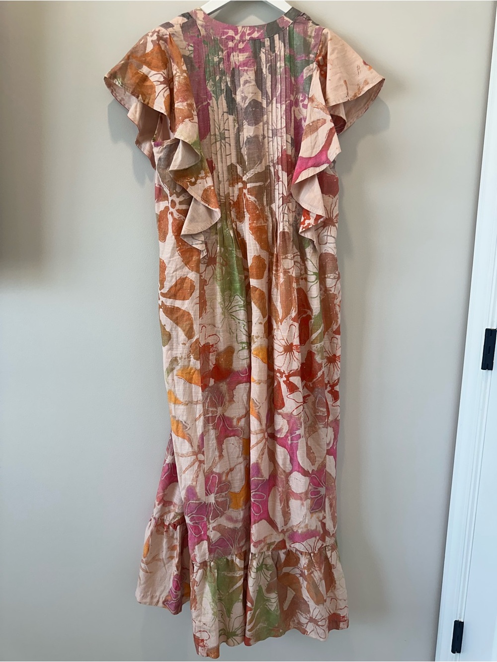 Anthropologie Maeve The Cassandra Maxi Dress Womens Size XS Floral Art to Wear - Picture 5 of 16